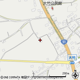 茨城県鉾田市大竹923周辺の地図