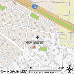 埼玉県熊谷市上之1303-4周辺の地図