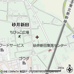 茨城県古河市砂井新田100周辺の地図