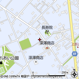 埼玉県深谷市折之口168周辺の地図