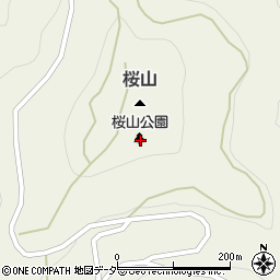 桜山公園周辺の地図