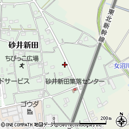 茨城県古河市砂井新田97周辺の地図
