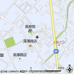 埼玉県深谷市折之口187周辺の地図