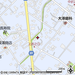 埼玉県深谷市折之口193周辺の地図