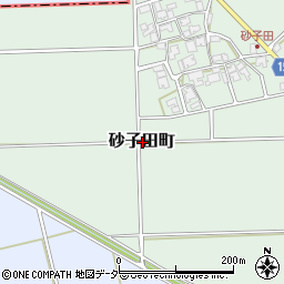福井県福井市砂子田町周辺の地図