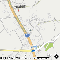 茨城県鉾田市大竹1074周辺の地図