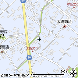 埼玉県深谷市折之口215周辺の地図