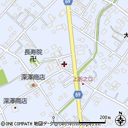 埼玉県深谷市折之口189周辺の地図