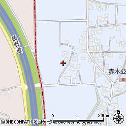 長野県松本市寿小赤1360周辺の地図