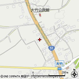 茨城県鉾田市大竹955周辺の地図