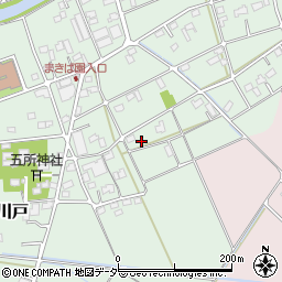 埼玉県行田市白川戸周辺の地図