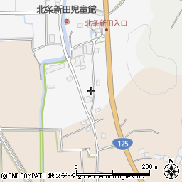 茨城県つくば市北条2413周辺の地図