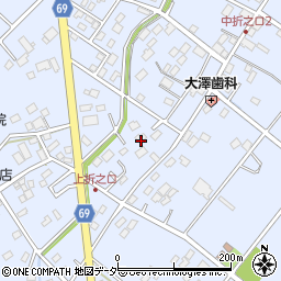 埼玉県深谷市折之口216周辺の地図