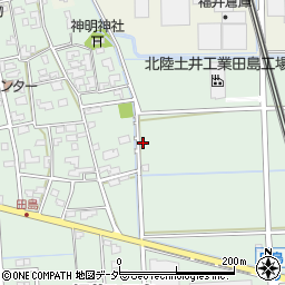 福井県坂井市坂井町田島周辺の地図