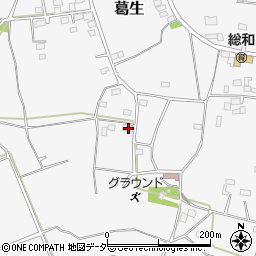 茨城県古河市葛生1316-1周辺の地図