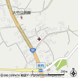 茨城県鉾田市大竹1073周辺の地図