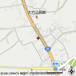 茨城県鉾田市大竹918-3周辺の地図