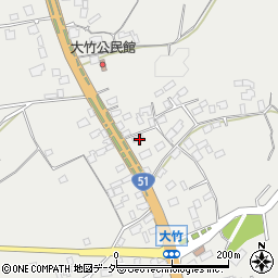 茨城県鉾田市大竹1078周辺の地図