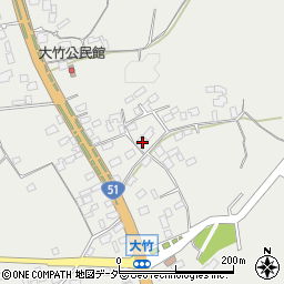 茨城県鉾田市大竹1045周辺の地図
