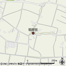 稲荷宮周辺の地図