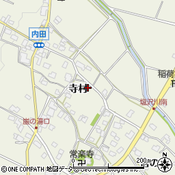 長野県松本市内田寺村周辺の地図