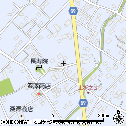 埼玉県深谷市折之口223周辺の地図