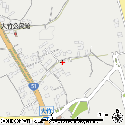茨城県鉾田市大竹1029周辺の地図