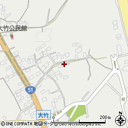 茨城県鉾田市大竹1028周辺の地図