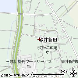 茨城県古河市砂井新田156周辺の地図