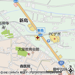 スギドラッグ熊谷新島店周辺の地図