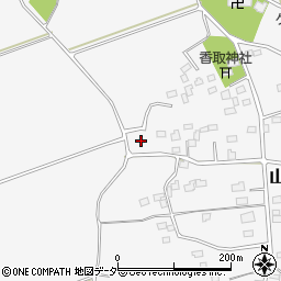 茨城県古河市山田13周辺の地図