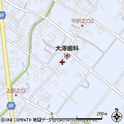 埼玉県深谷市折之口347周辺の地図