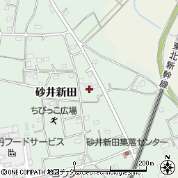 茨城県古河市砂井新田91周辺の地図