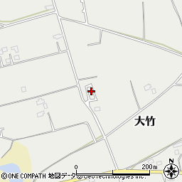 茨城県鉾田市大竹1173周辺の地図