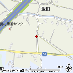 茨城県かすみがうら市飯田周辺の地図