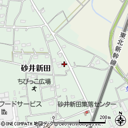 茨城県古河市砂井新田92周辺の地図