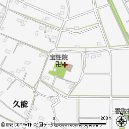 茨城県古河市久能周辺の地図