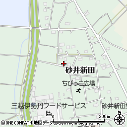 茨城県古河市砂井新田142周辺の地図