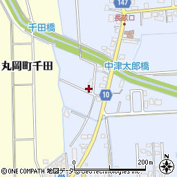 福井県坂井市丸岡町長畝34周辺の地図