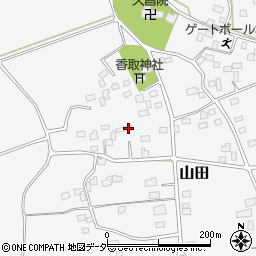 茨城県古河市山田26周辺の地図