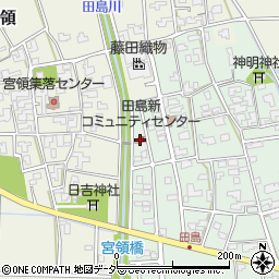 田島新コミュニティセンター周辺の地図