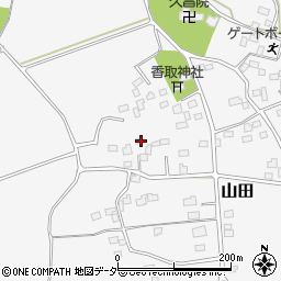 茨城県古河市山田19周辺の地図