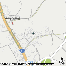 茨城県鉾田市大竹1049周辺の地図