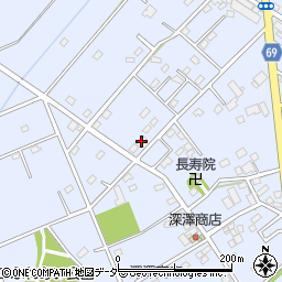 埼玉県深谷市人見702周辺の地図