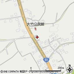 茨城県鉾田市大竹1083-1周辺の地図