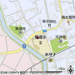 行田市立見沼小学校周辺の地図