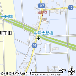 福井県坂井市丸岡町長畝2周辺の地図