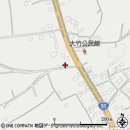 茨城県鉾田市大竹1093周辺の地図