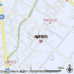 埼玉県深谷市折之口342周辺の地図