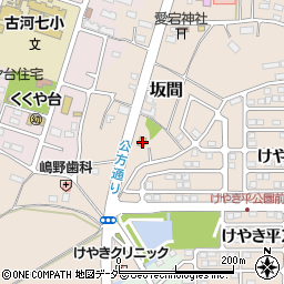 茨城県古河市坂間91周辺の地図